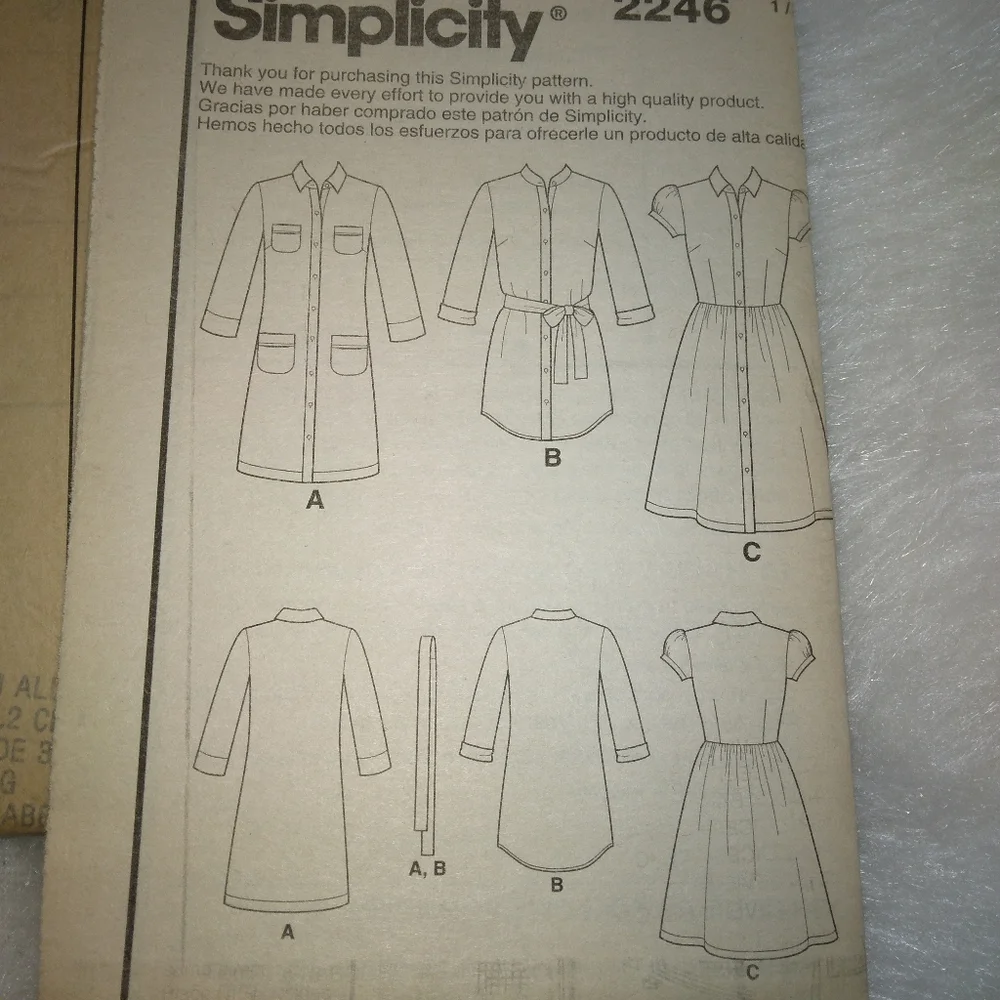 Simplicity 2246 sz